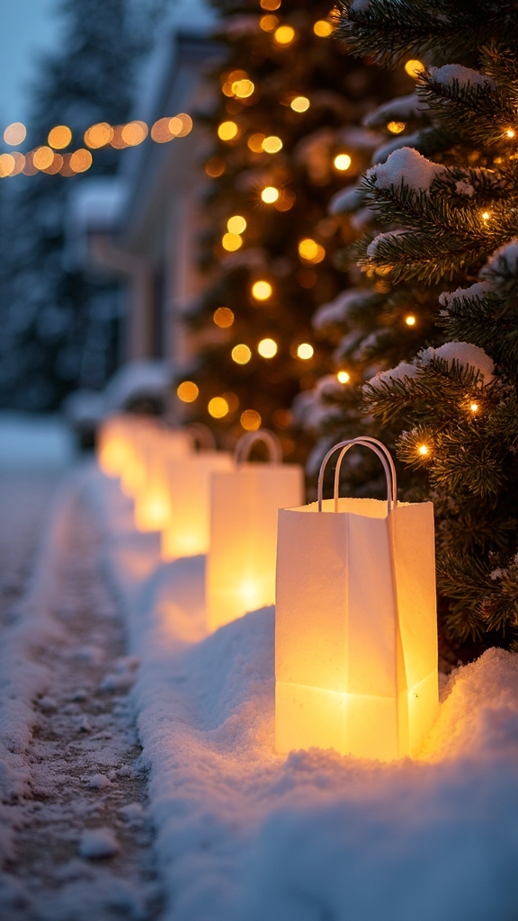 welcoming pathway of soft light