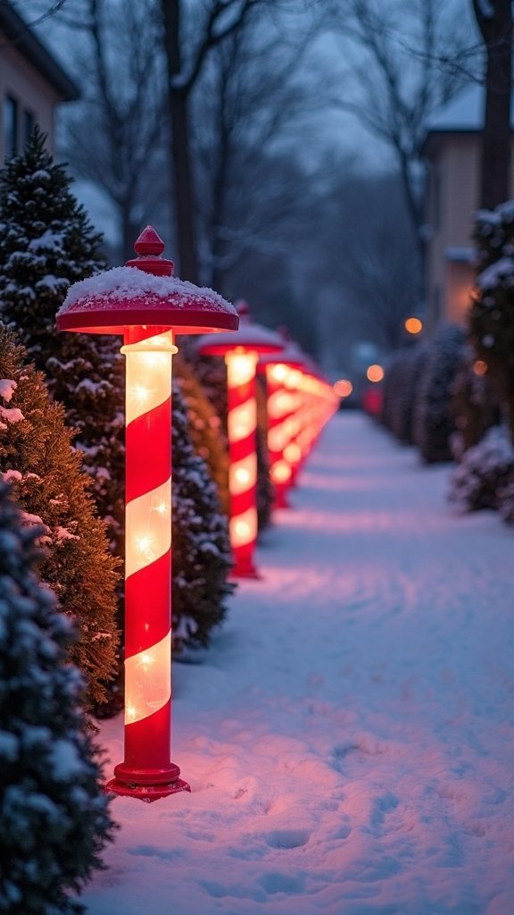 whimsical illuminated dimensional coordinated pathway markers