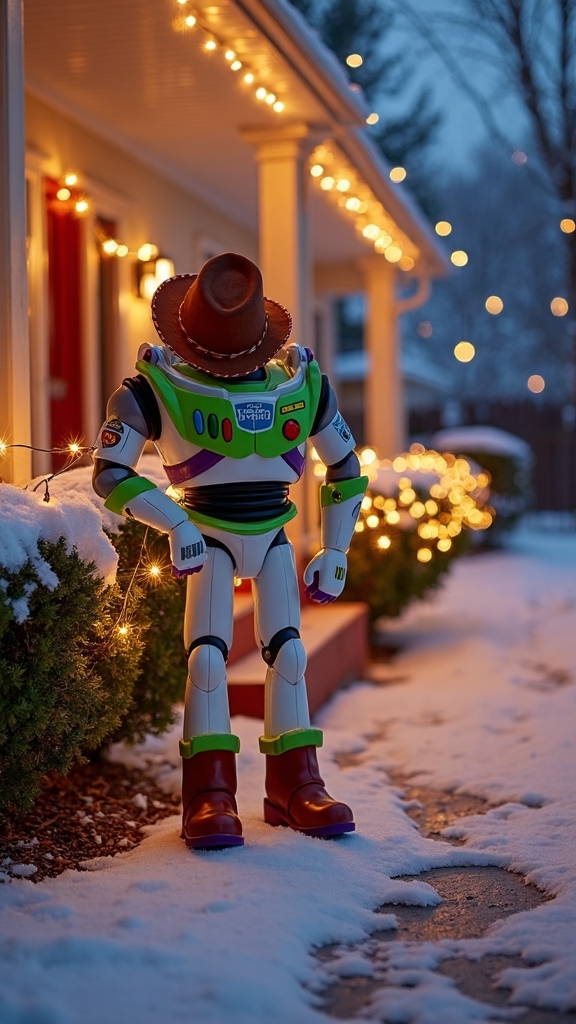 whimsical toy story lawn decorations