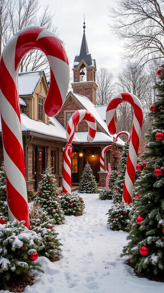 whoville inspired christmas outdoor decoration ideas