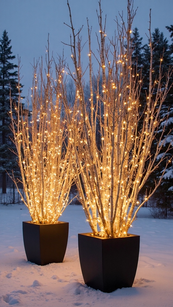 winter wonderland display