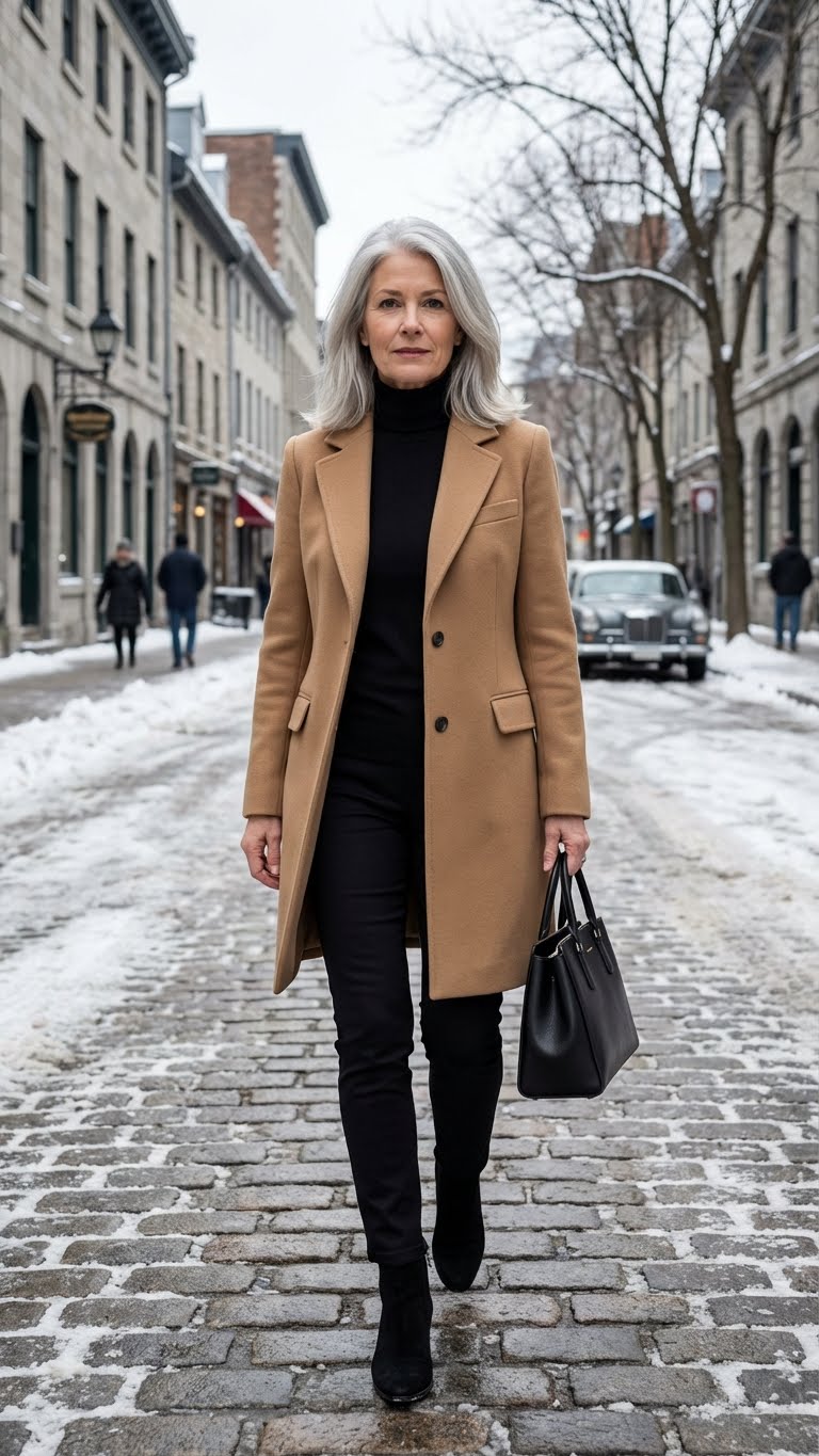 12 Casual Winter Date Night Outfit Ideas for Women Over 50