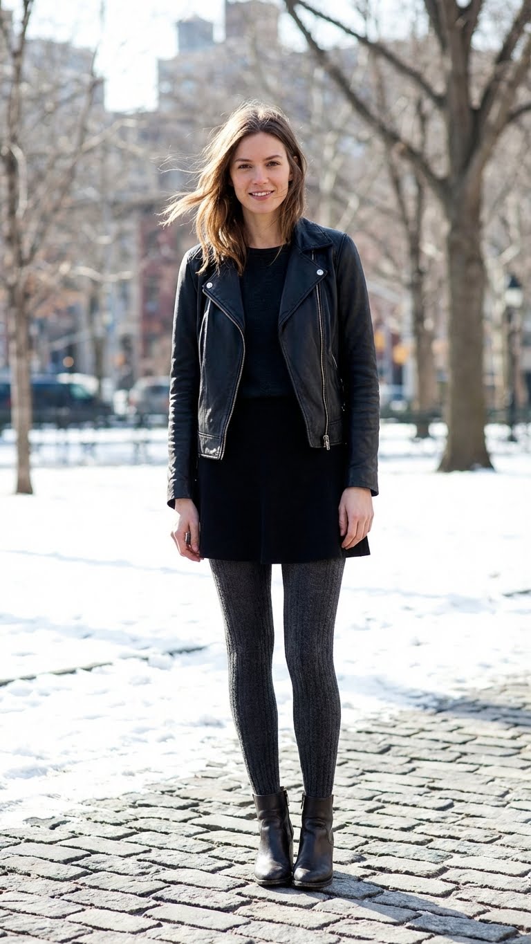 11 Trendy Black Mini Skirt Outfit Ideas for Winter Fashion Lovers