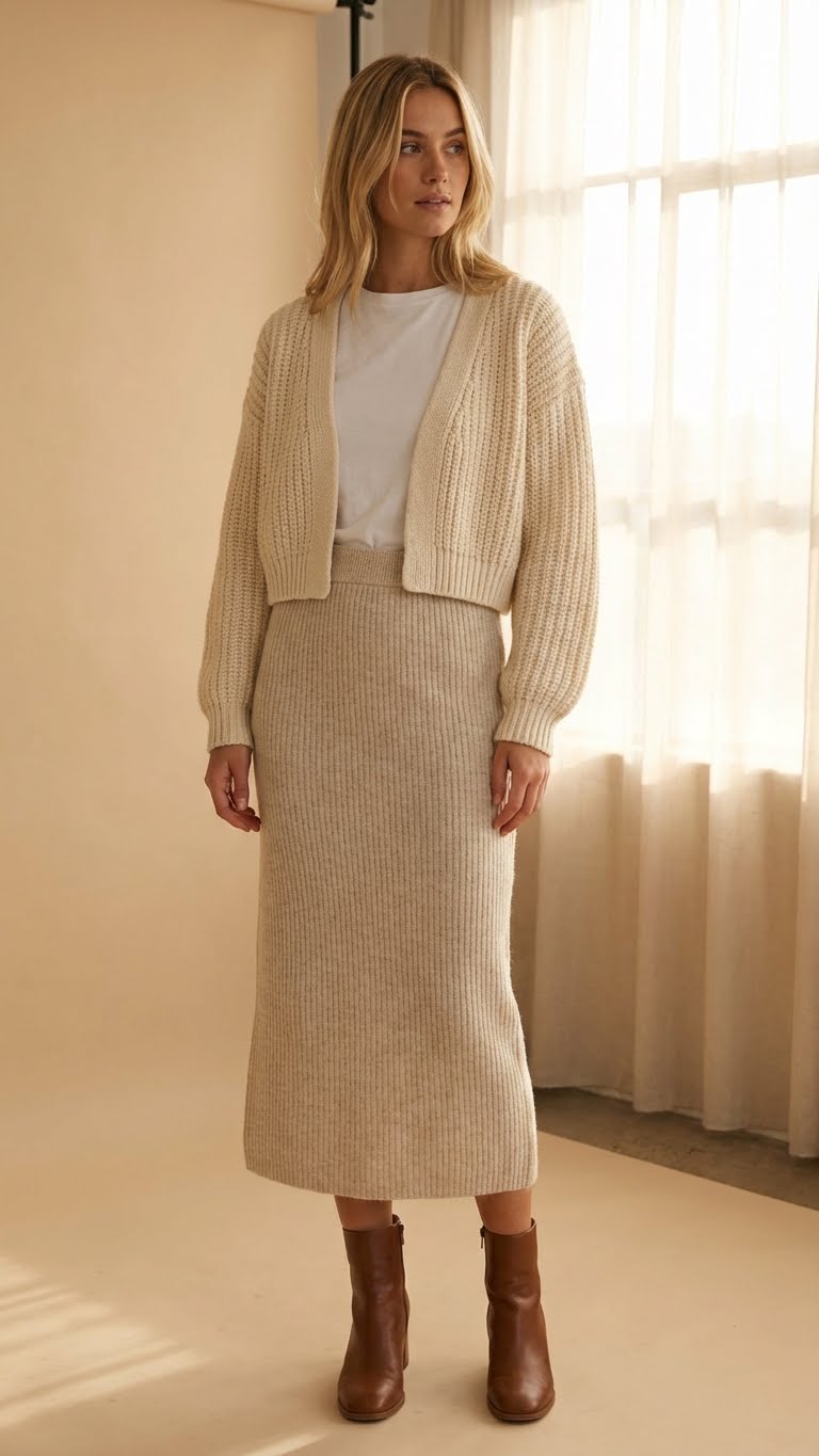 14 Elegant Long Skirt Winter Outfit Ideas for Effortless Style