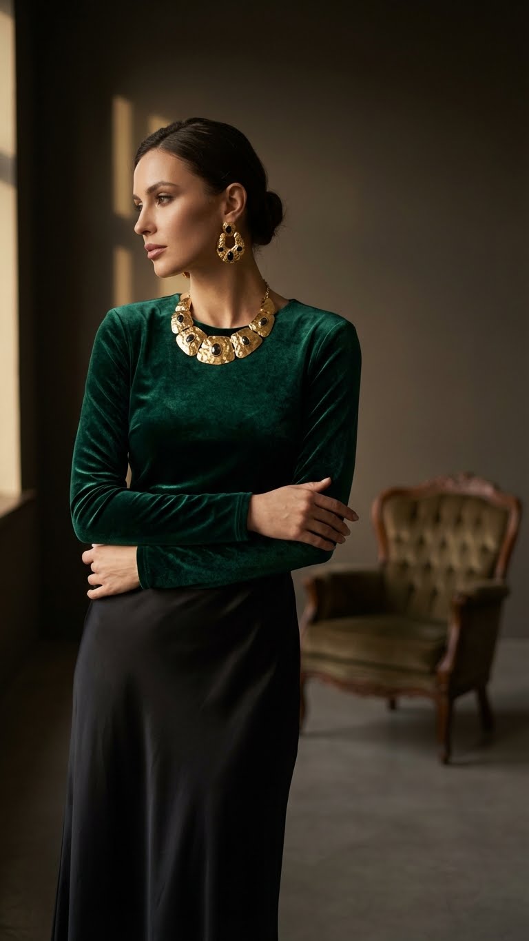 14 Long Black Skirt Outfit Ideas for Winter That Feel Elegant and Cozy