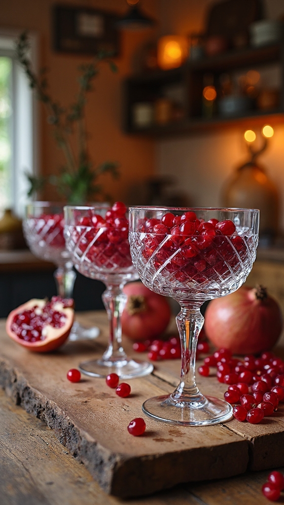 captivating crystal and fruit display