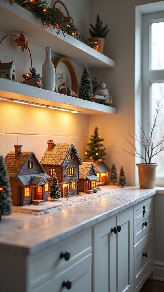 christmas village display ideas
