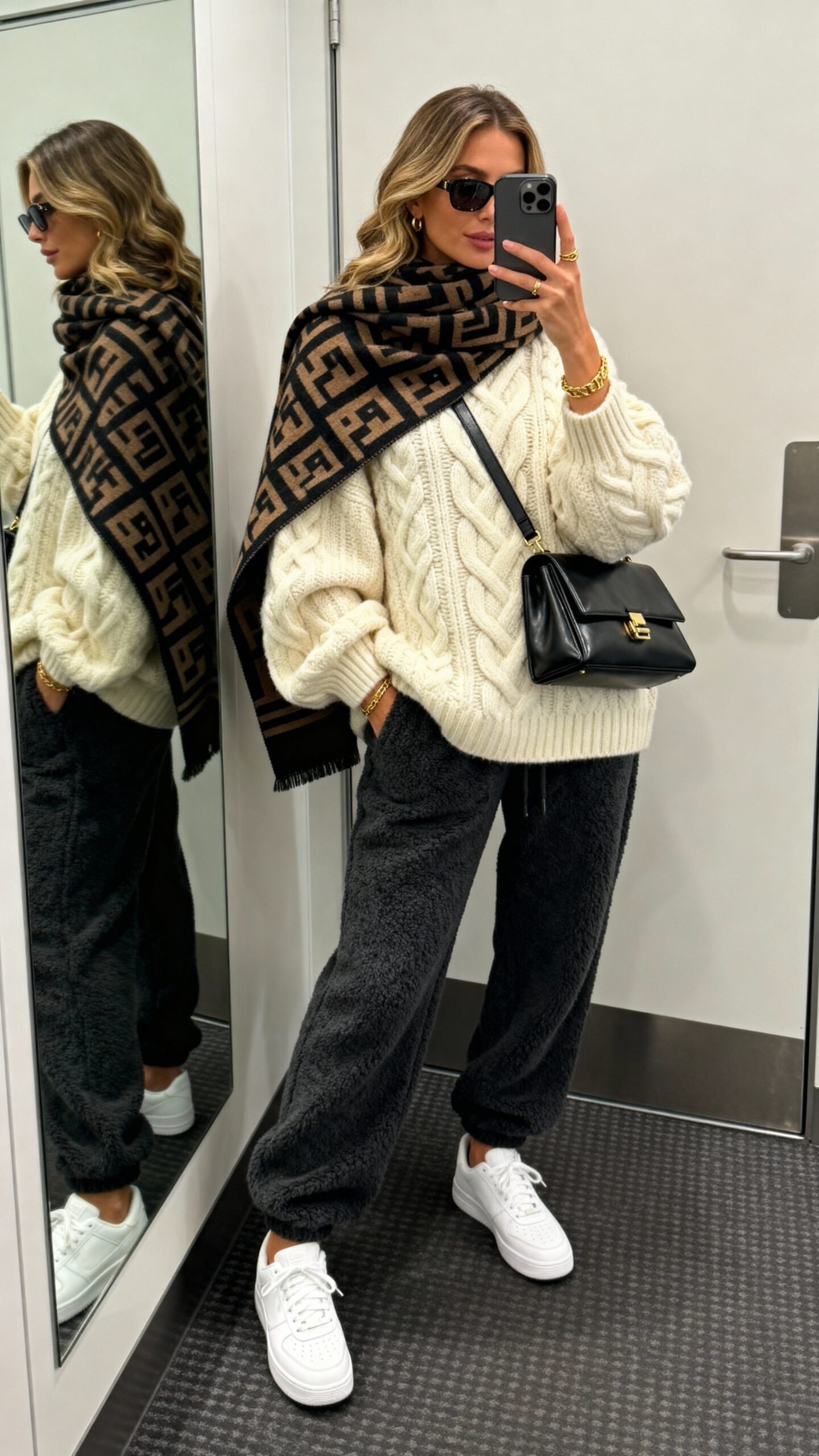 comfortable yet stylish travel athleisure