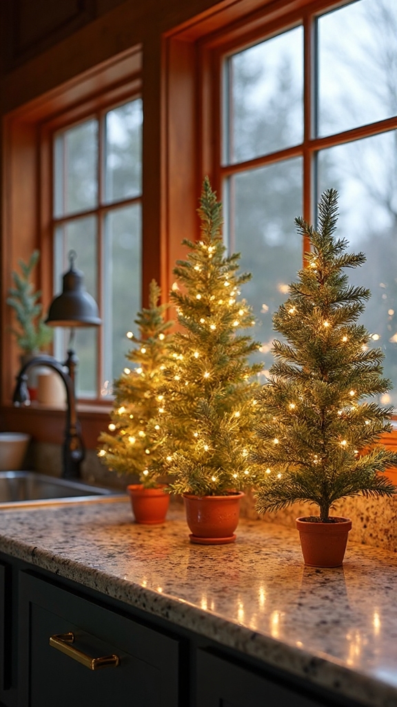 compact holiday cheer on surfaces