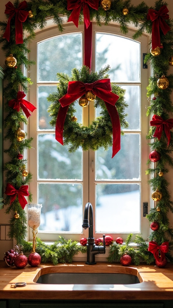 coordinated window frame display design