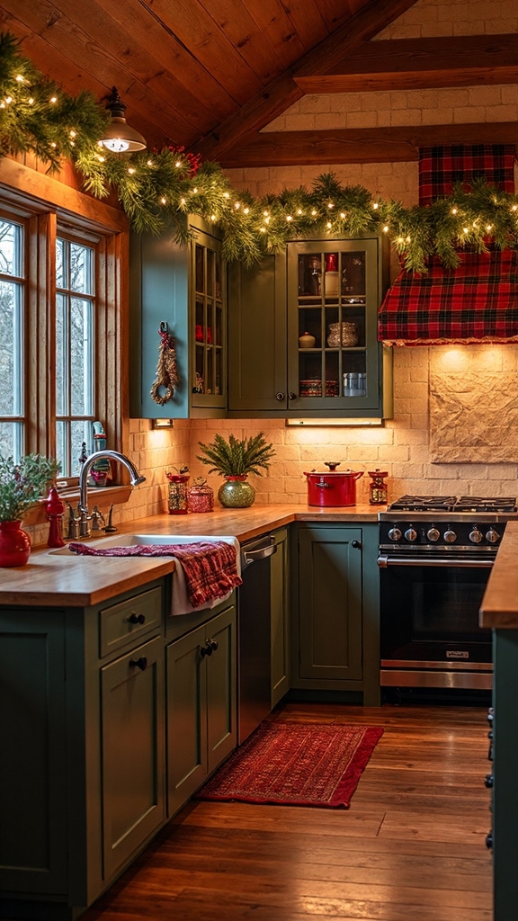 cozy christmas kitchen decor ideas