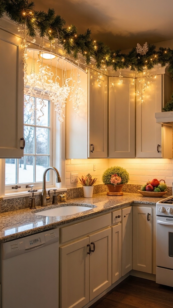 dazzling winter kitchen decoration inspiration