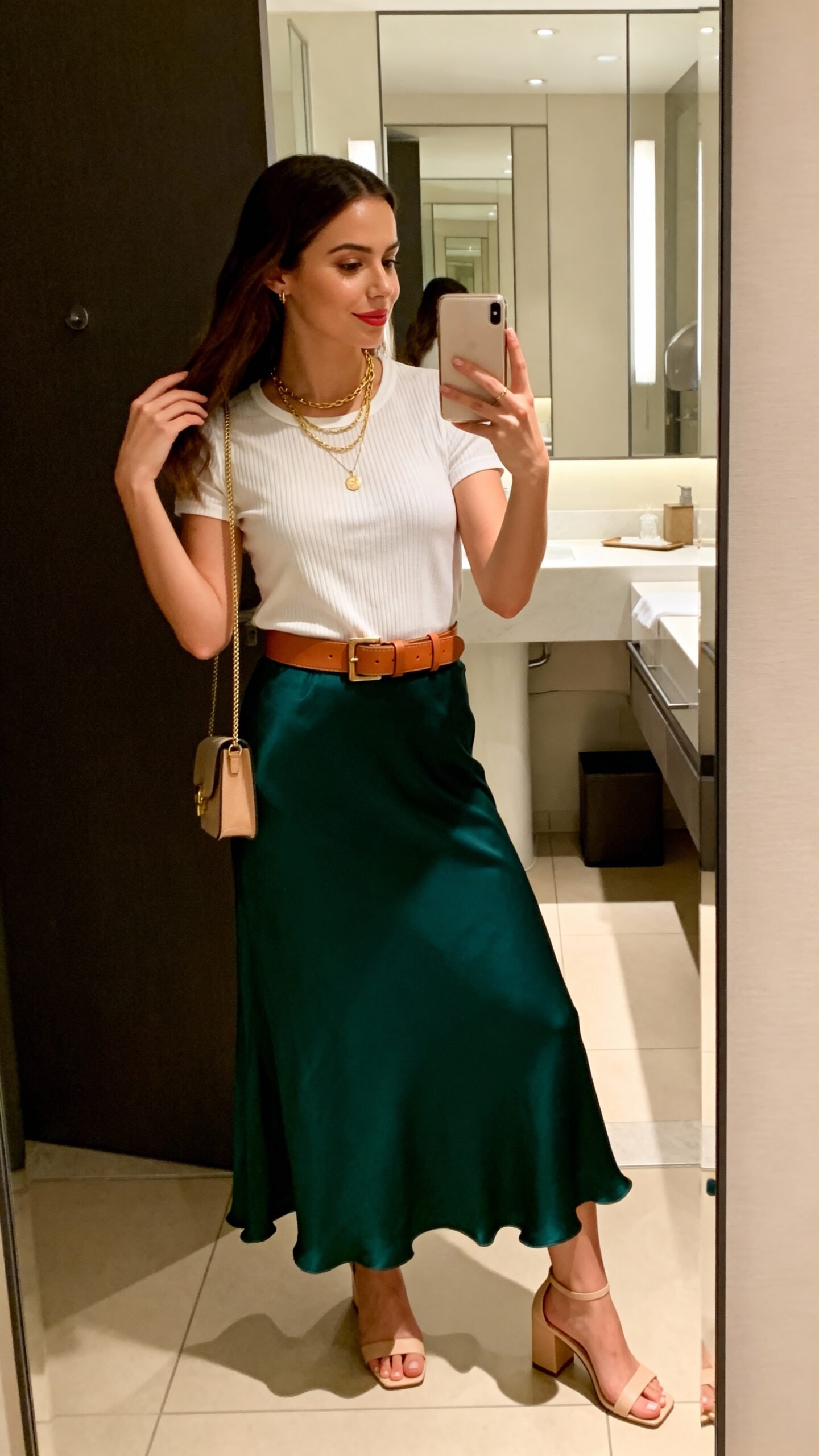 effortlessly chic travel outfit balance