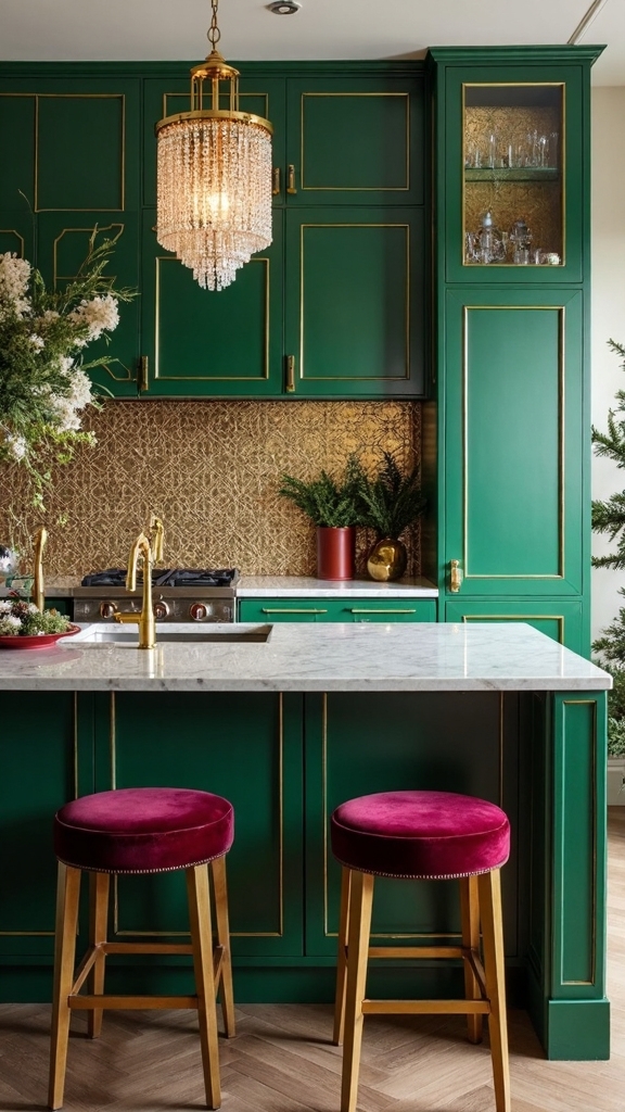 elegant art deco christmas decor