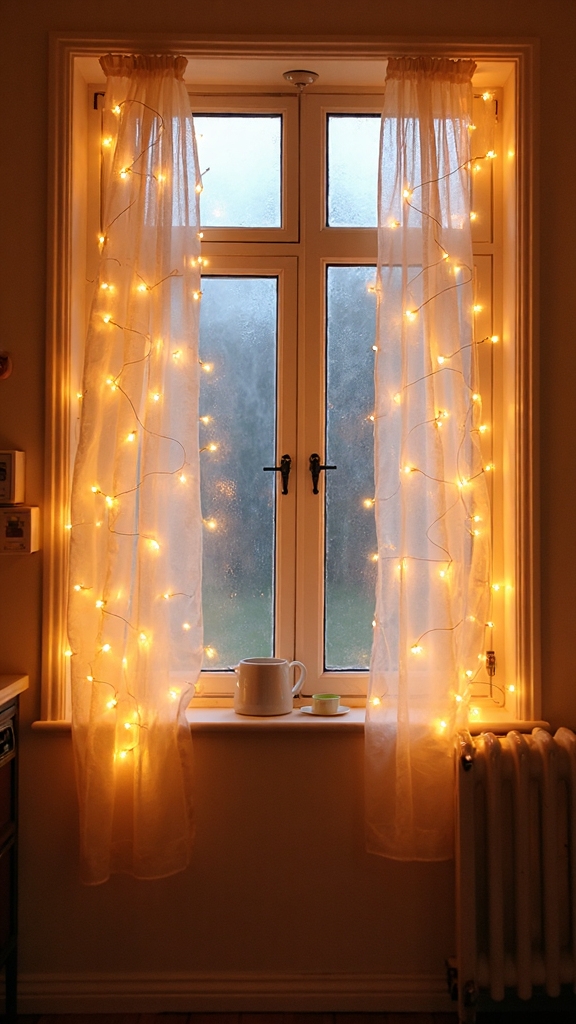 enchanting fairy light window displays