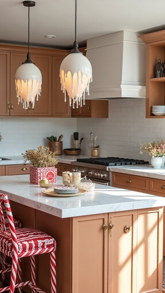enchanting kitchen icing inspired lighting