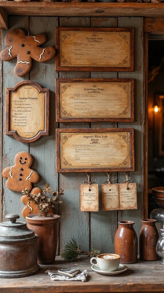 enchanting storybook kitchen wall decor