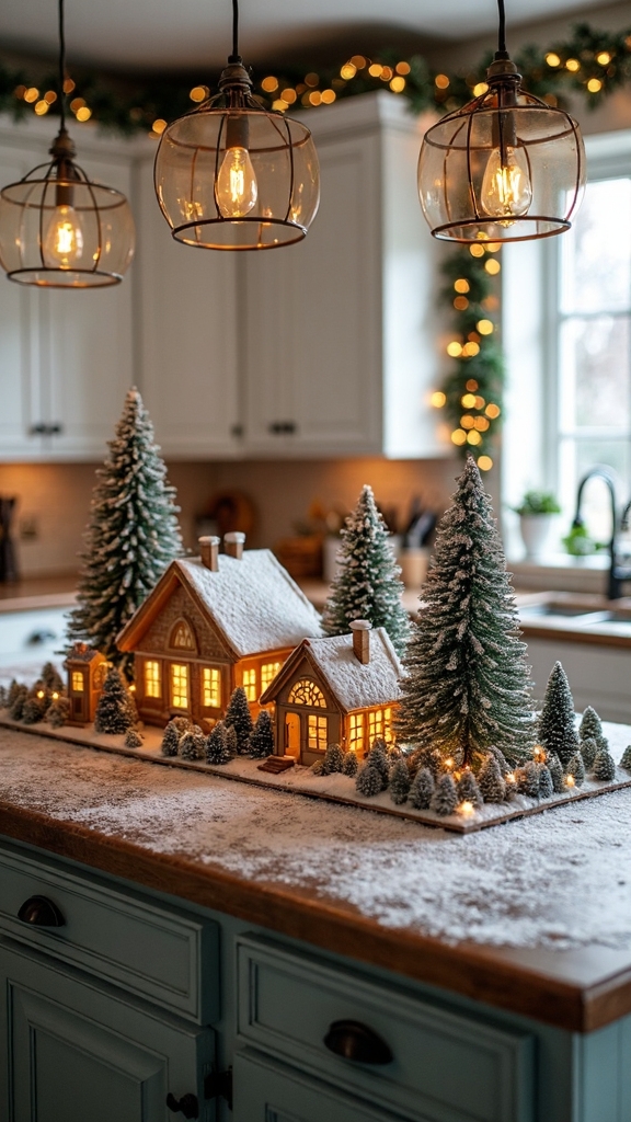 enchanting vintage christmas village displays