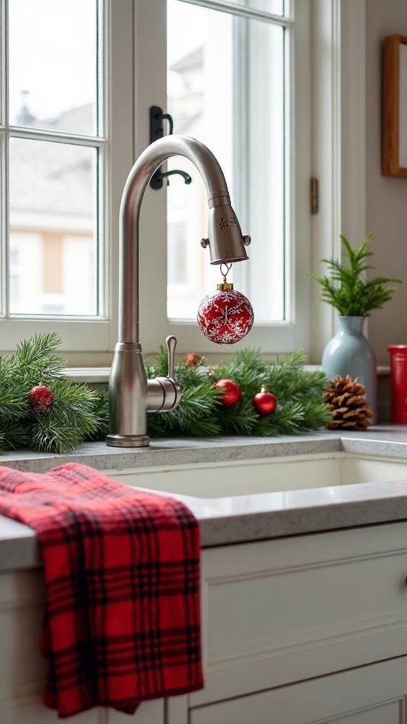 festive kitchen sink holiday accessories