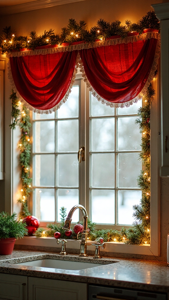 festive layered draped charming