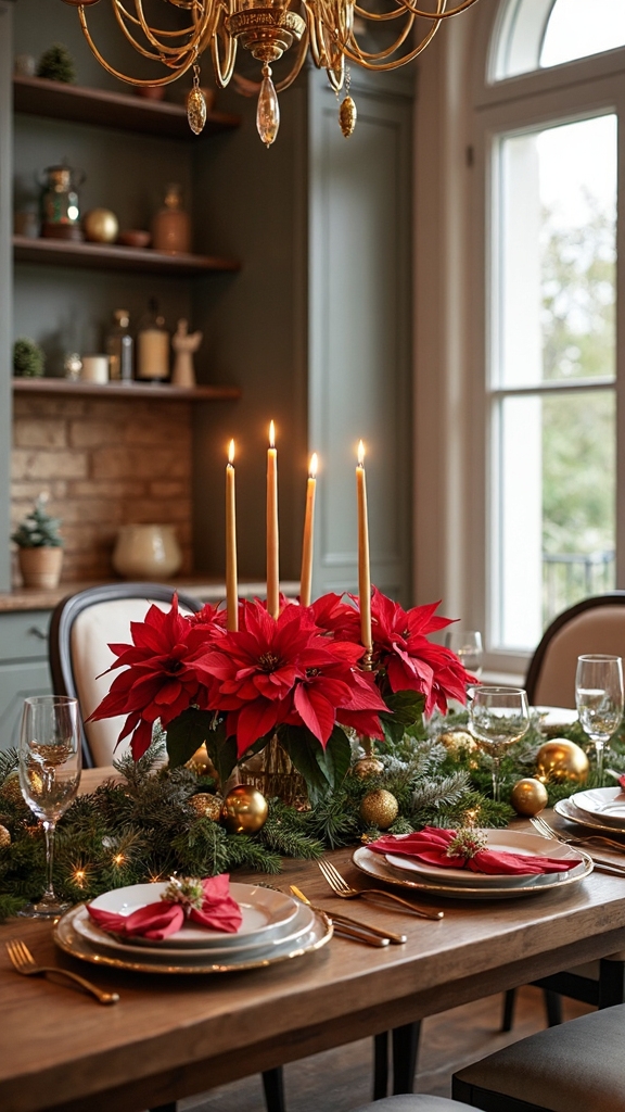 holiday table centerpieces captivating kitchen