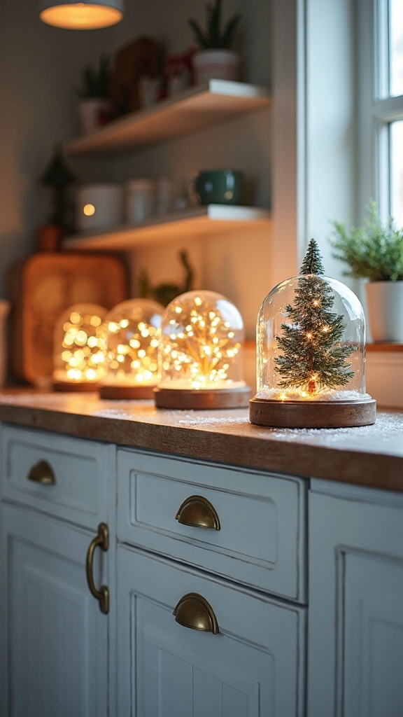 illuminated winter wonderland decor displays