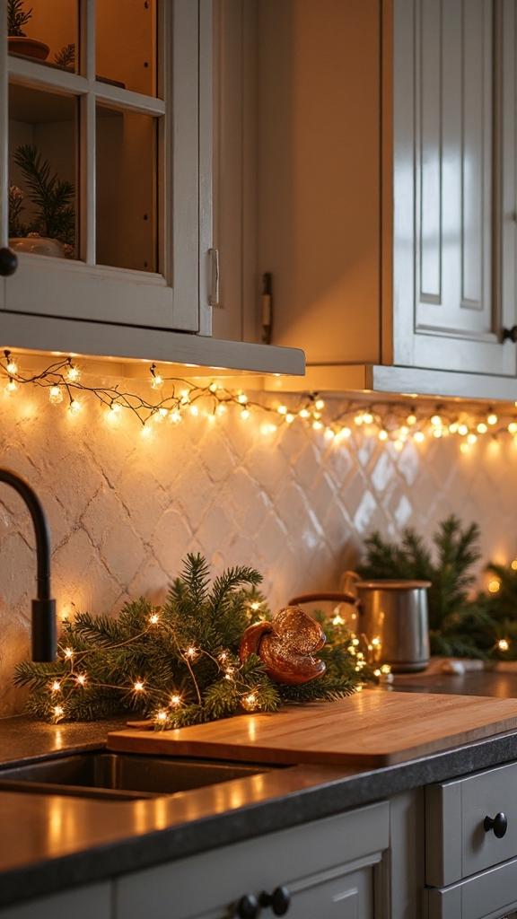 magical ambient kitchen cabinet lighting