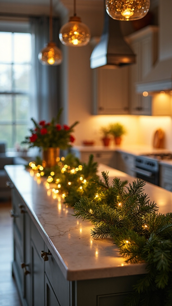 magical holiday kitchen counter d cor