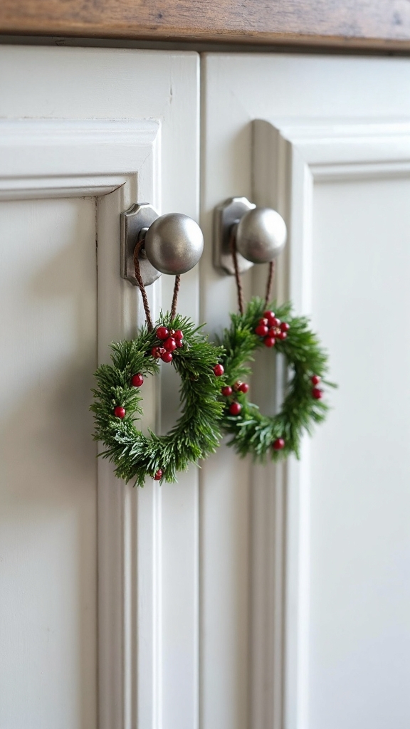 magnetic mini festive cabinet decorations