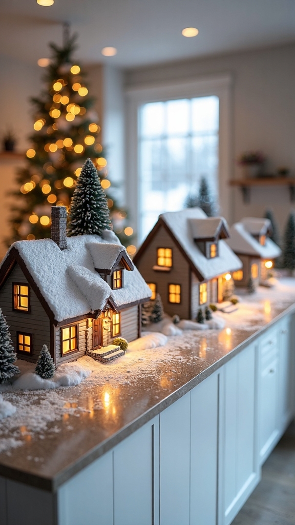 minimalist contemporary suburban holiday neighborhood