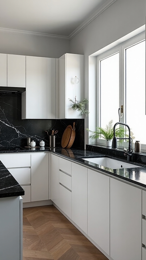 monochrome minimalist holiday sophistication