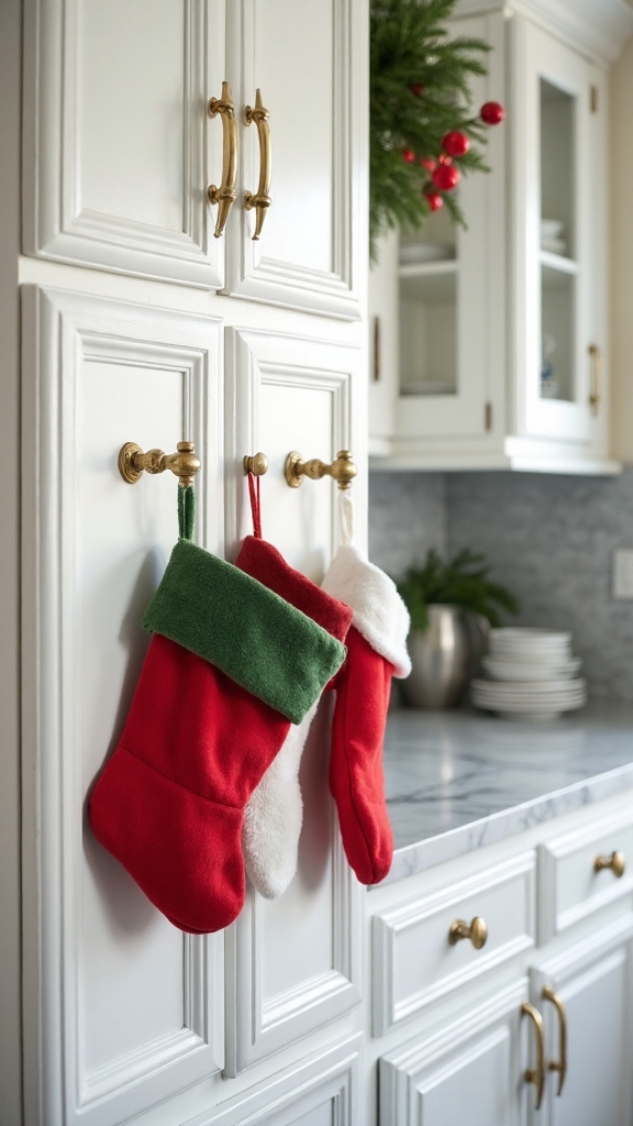 optimizing underutilized cabinet hardware for christmas