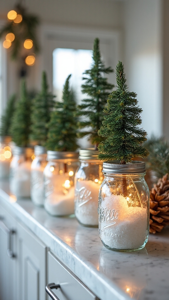 rustic budget friendly customizable snow globe decor