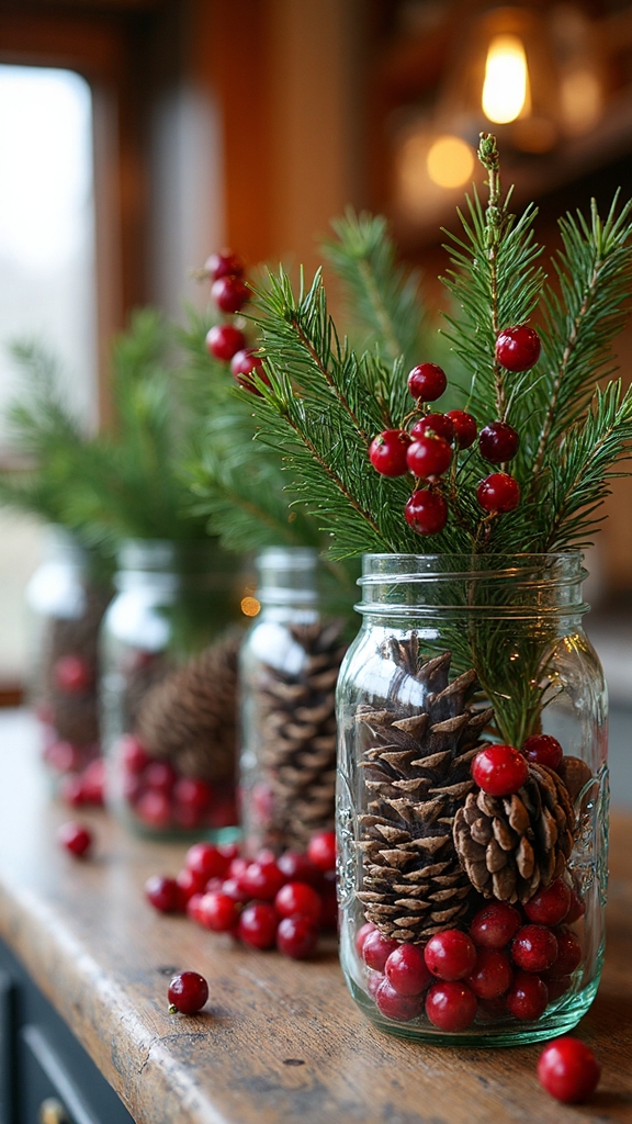 rustic christmas decor with natural elements