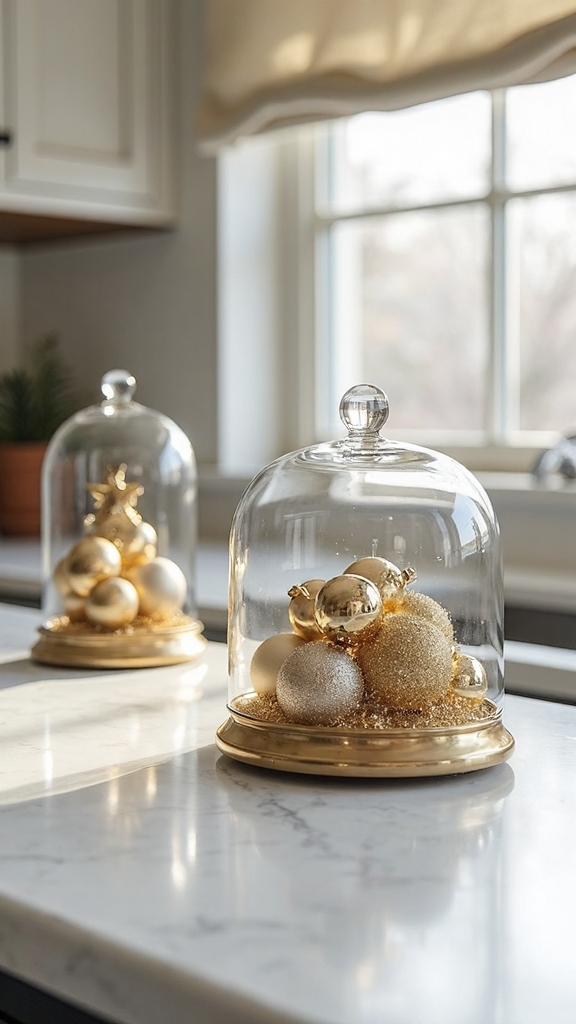 sophisticated holiday ornament display ideas