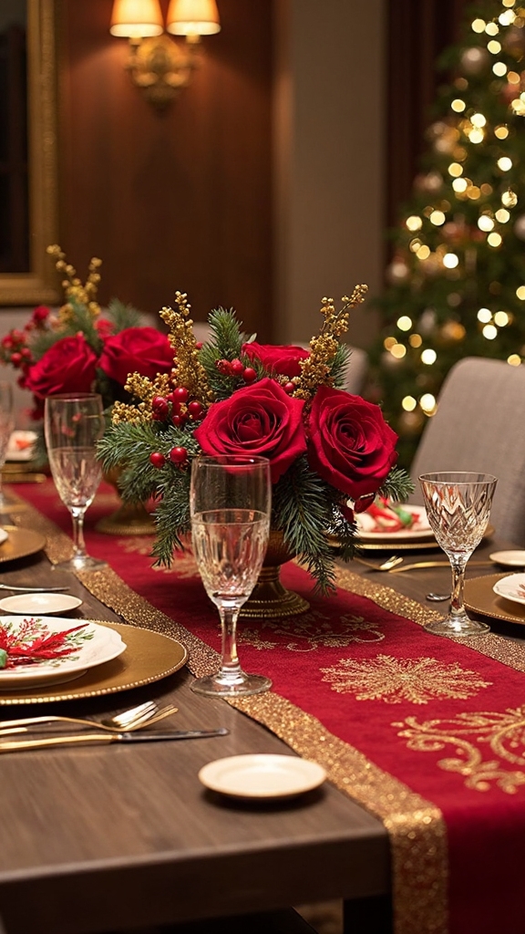 timeless sophisticated festive table decor