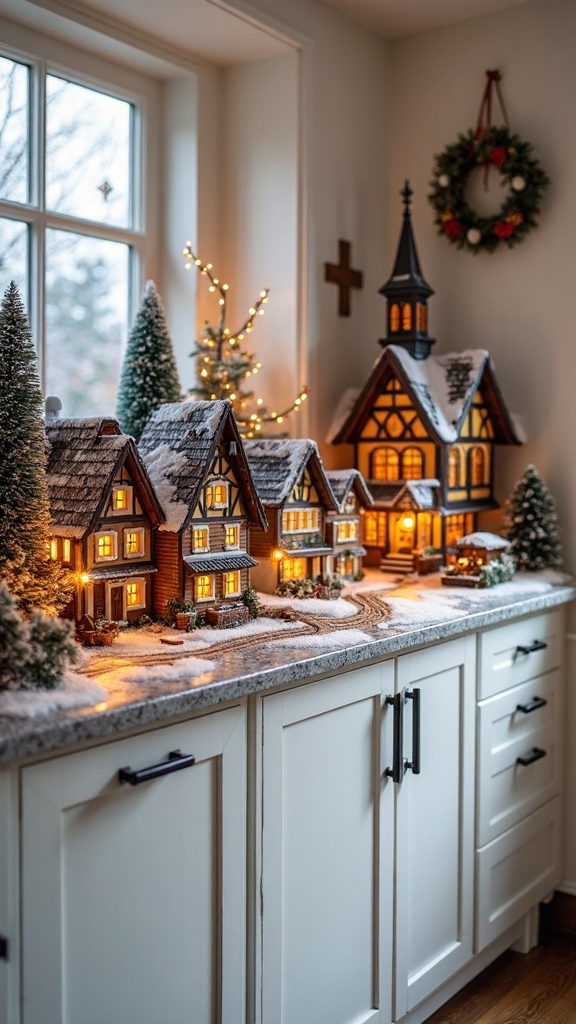 traditional german christmas village