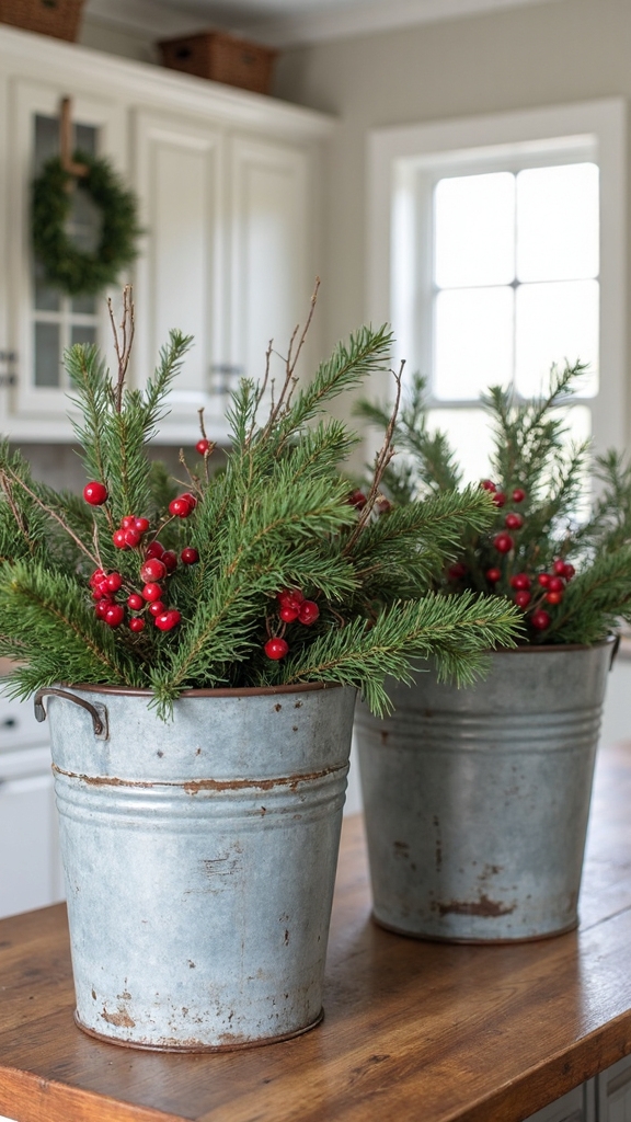 versatile farmhouse christmas kitchen decor