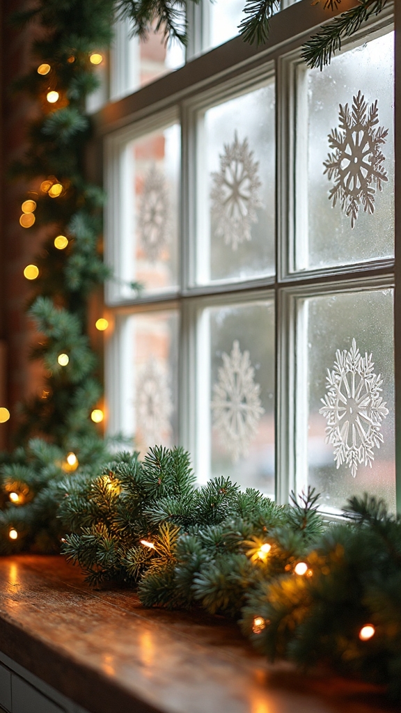 vintage charm through paper and greenery