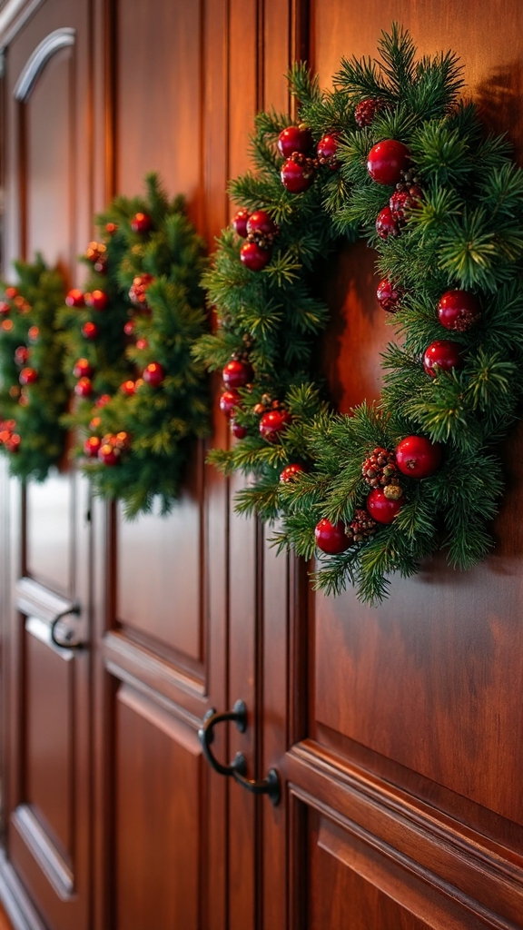 warm traditional festive kitchen decor