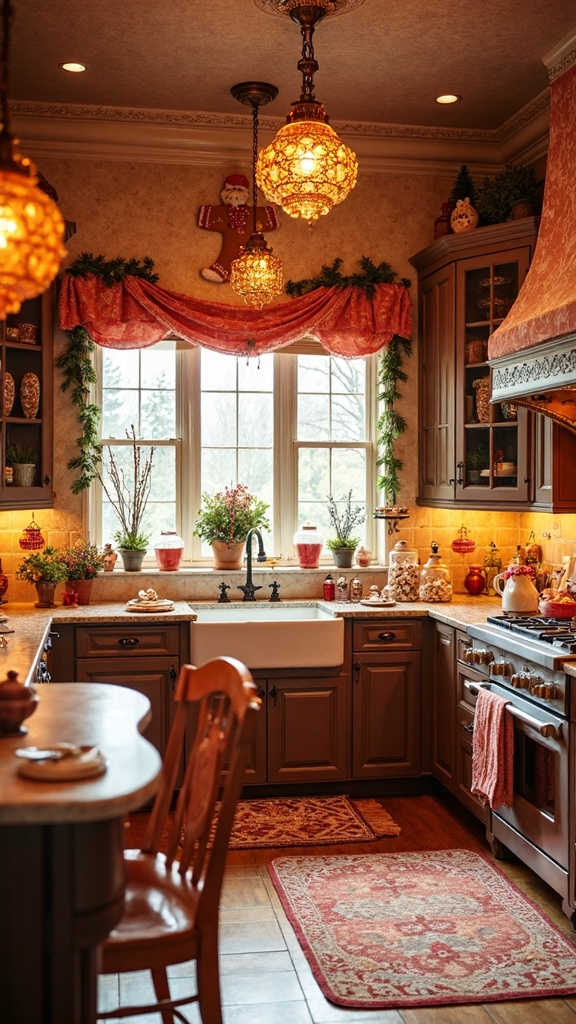 whimsical gingerbread kitchen fairytale decor
