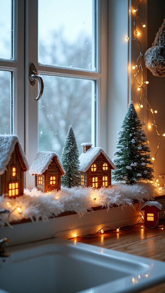 winter wonderland window displays