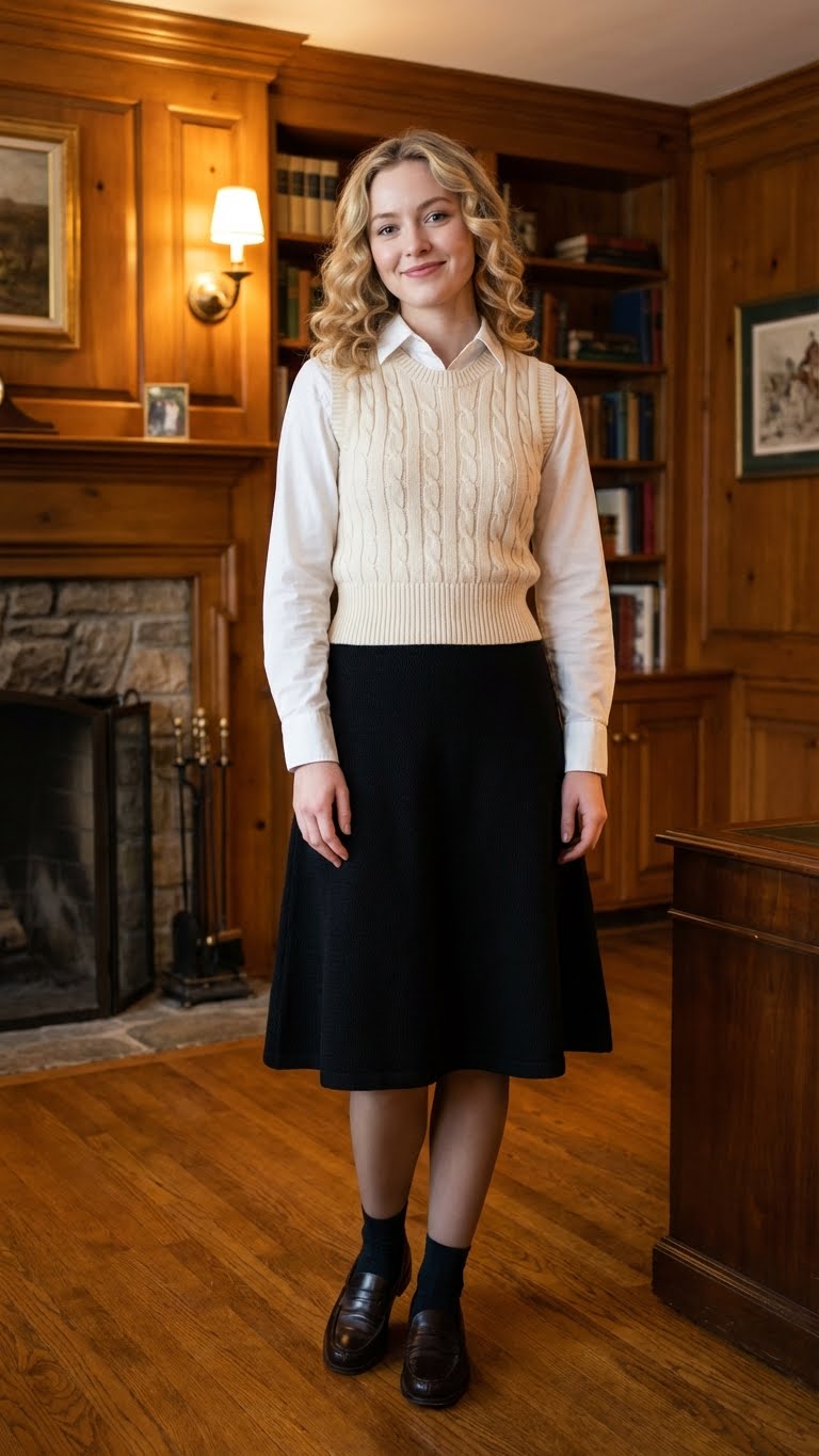 13 Black Knit Skirt Outfit Ideas for Winter Warmth and Style