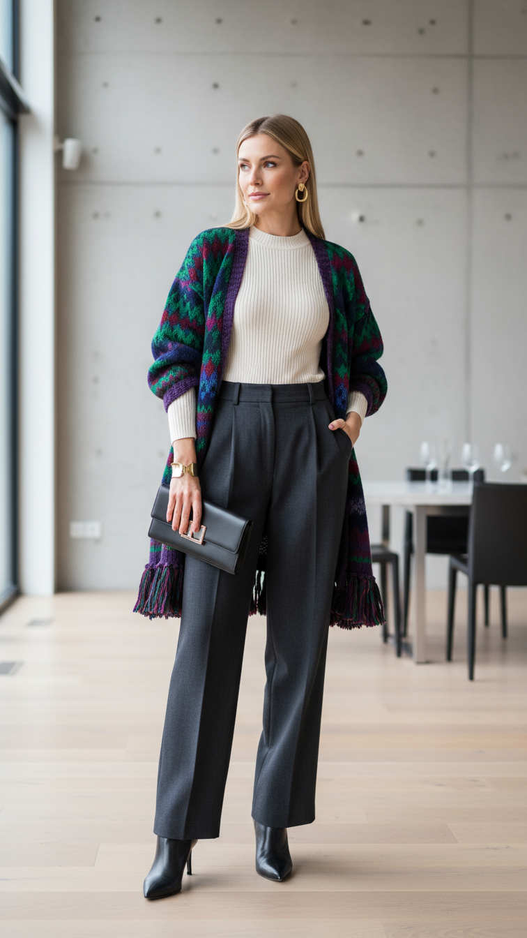 12 Winter Work Dinner Outfit Ideas for Professional Evenings