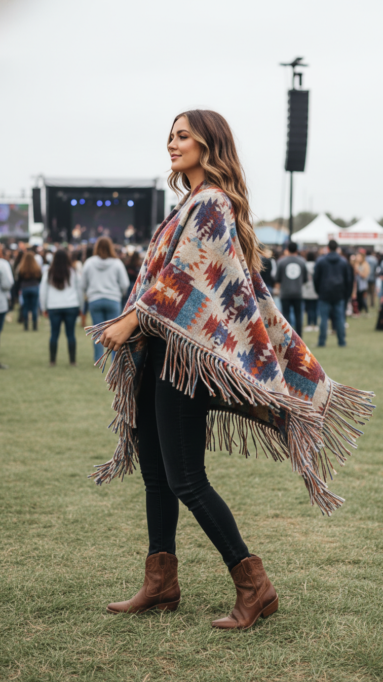 14 Winter Western Concert Outfit Ideas With Country Charm