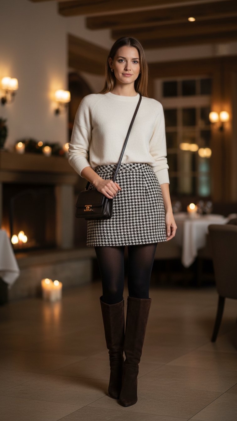 14 Stylish Winter Dinner Outfit Ideas to Stay Warm & Chic