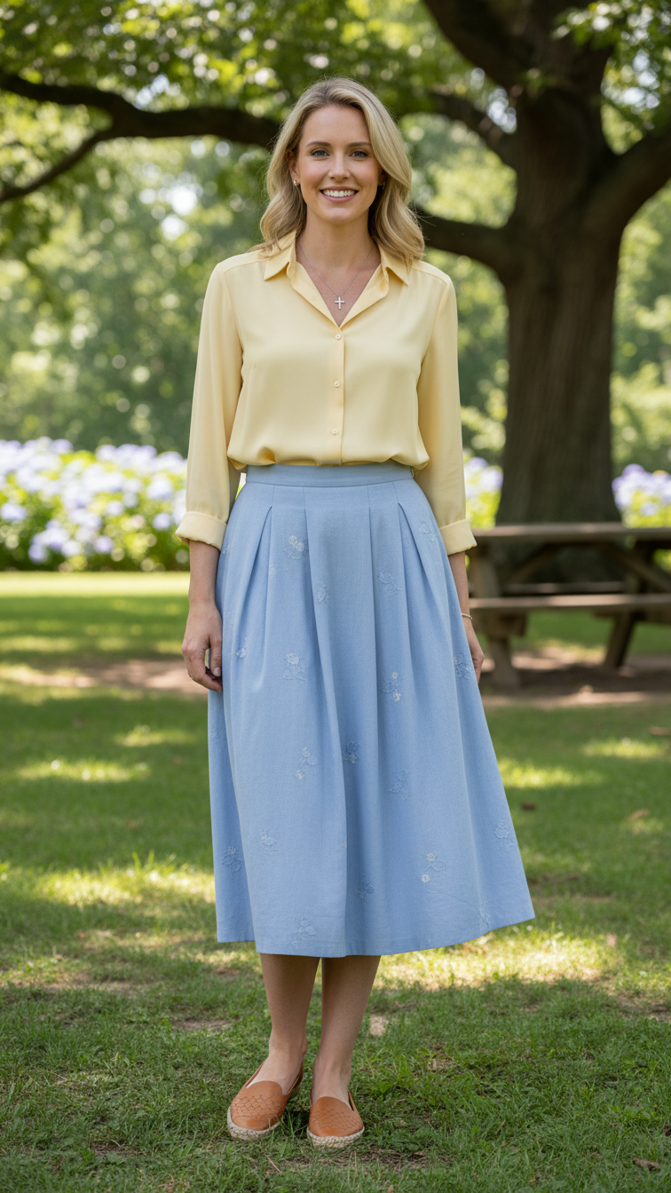 10 Cute Church Picnic Outfit Ideas for Outdoor Services