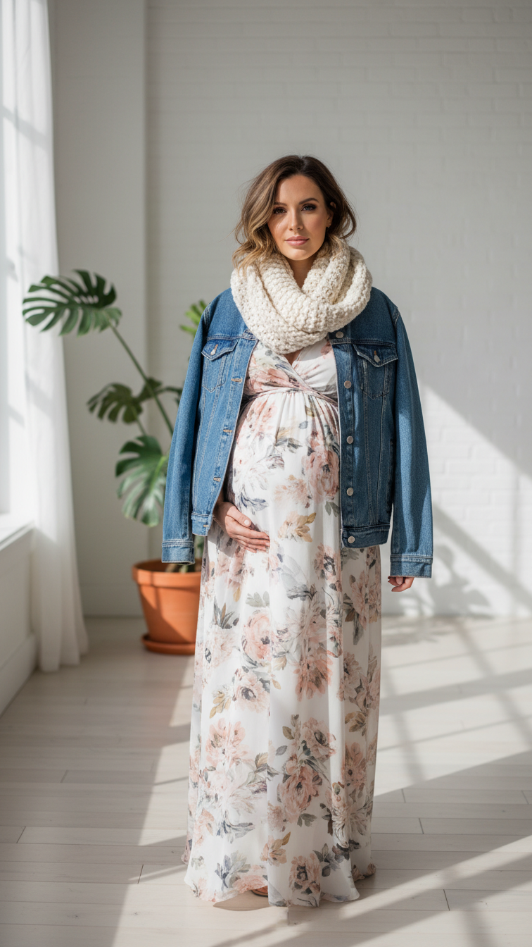 12 Winter Concert Outfit Ideas for Pregnant Women That Are Cozy & Cute