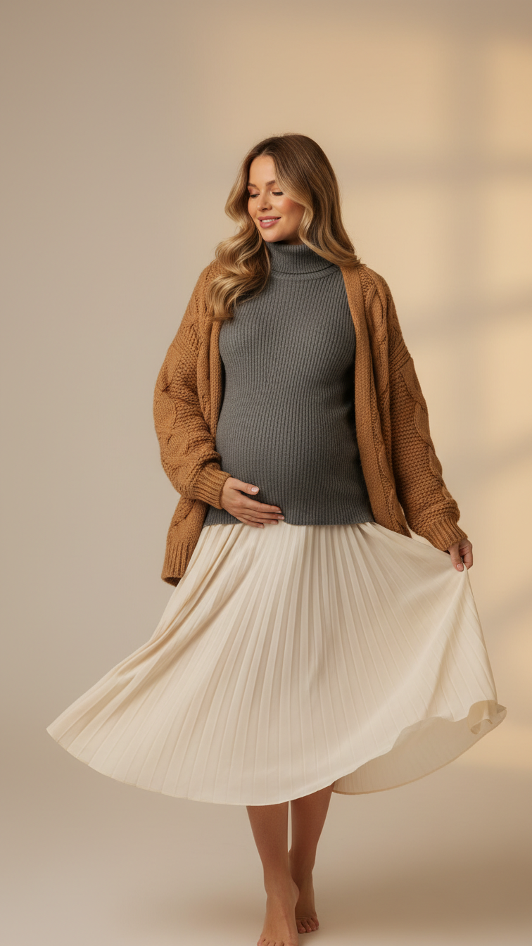 10 Maternity Winter Dinner Outfit Ideas for Cozy Comfort