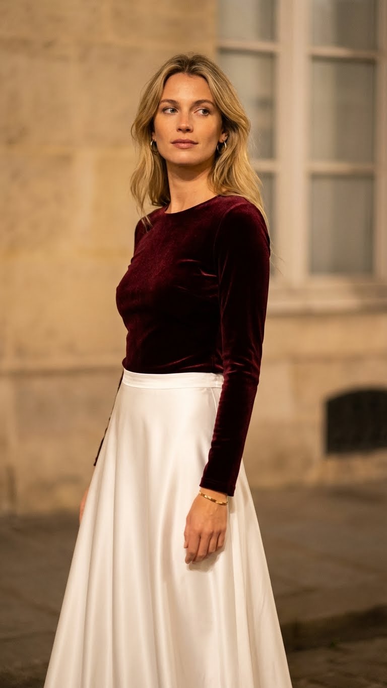 11 White Skirt Outfit Ideas for Winter That Feel Light and Classy